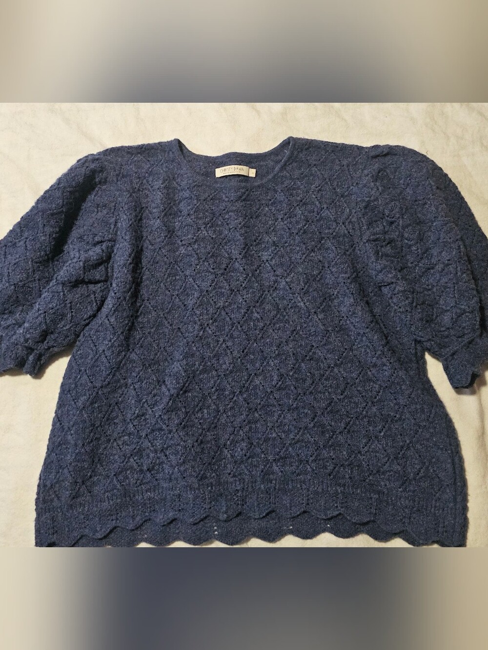 Christy Dawn Alpaca Short Sleeve Sweater
